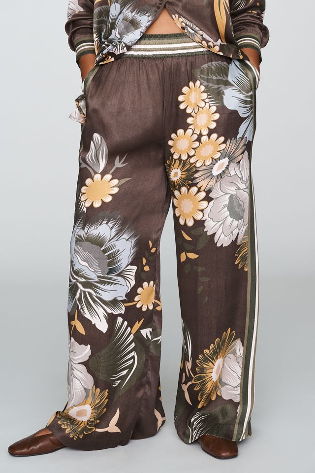 Conditions Apply Imara Satin Wide-Leg Pants #4