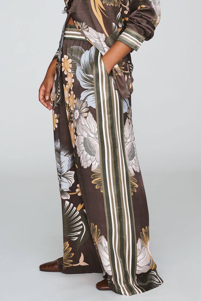 Conditions Apply Imara Satin Wide-Leg Pants #5
