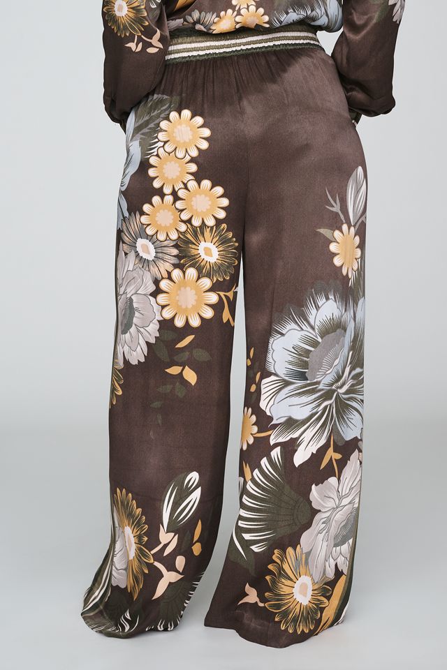 Conditions Apply Imara Satin Wide-Leg Pants #6