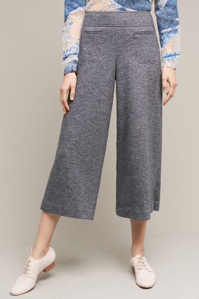 Cropped Boucle Wide-Legs #1