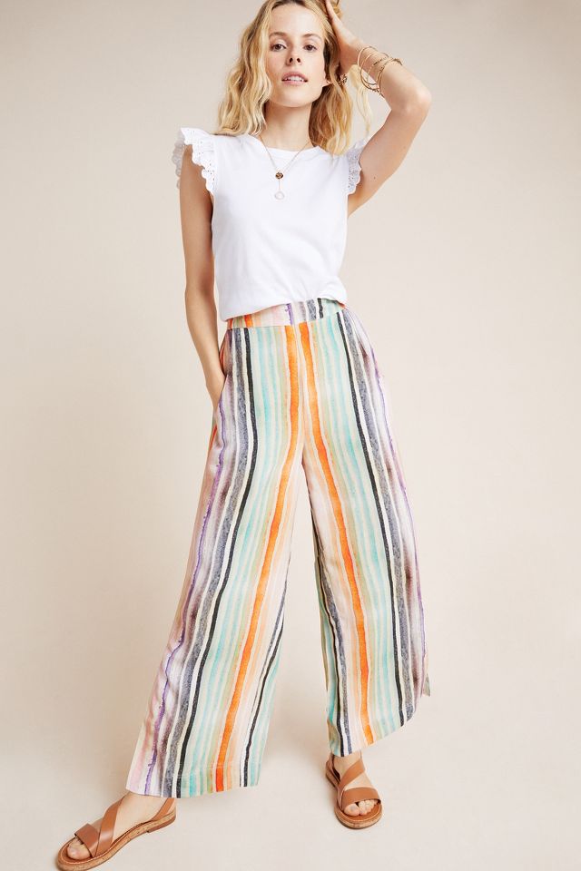 Anthropologie sales striped pants