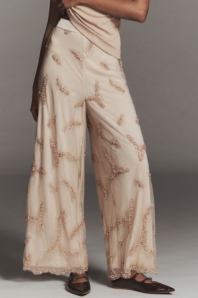 Bl-nk Diletta High-Rise Wide-Leg Trouser Pants #1