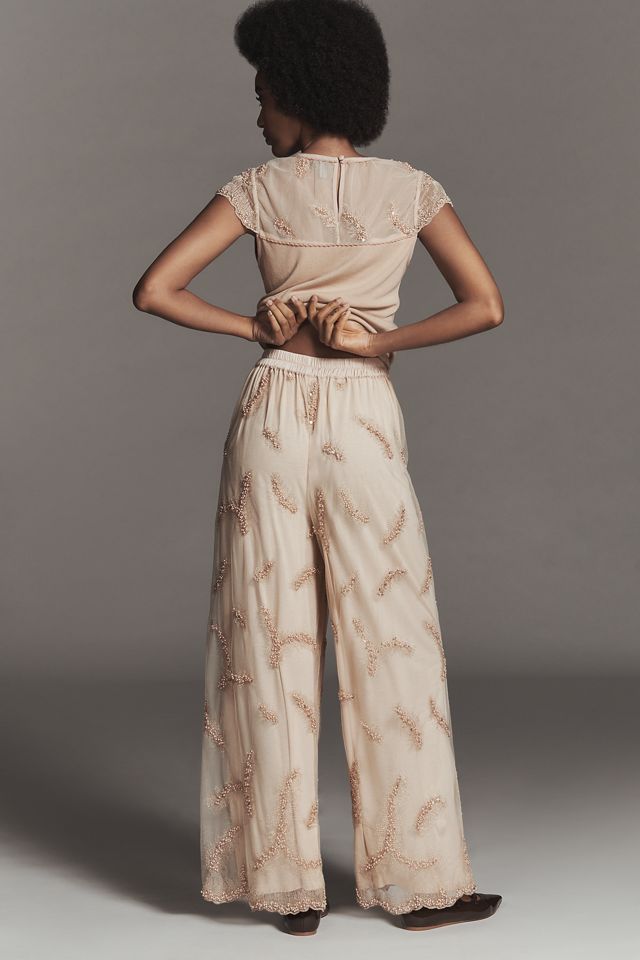 Bl-nk Diletta High-Rise Wide-Leg Trouser Pants #3