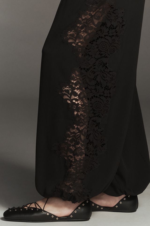 Pantalon ballon en dentelle Imogen Bl-nk #4