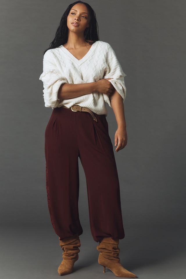 Bl-nk Imogen Lace Balloon Pants | Anthropologie