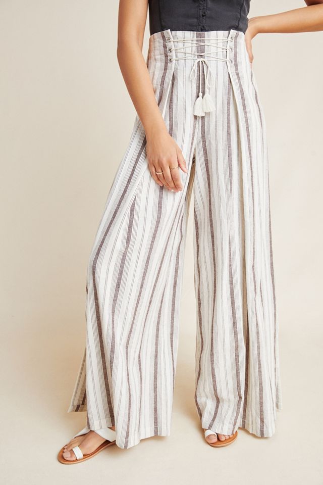 Chiara Corseted Wide-Leg Pants #4