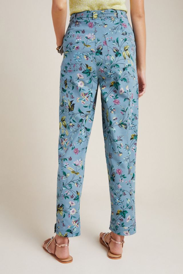 Victoria Floral Cargo Pants #1