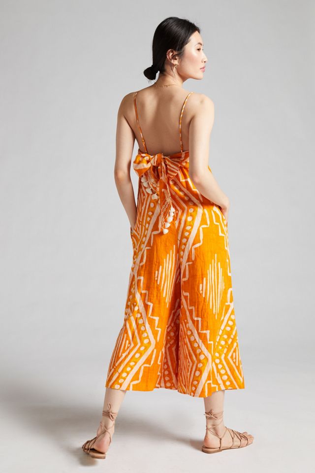 Pleated Wide-Leg Jumpsuit #1