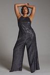 NWT Anthropologie Maeve top Disco Halter Jumpsuit