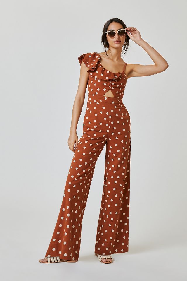 Maeve (Anthropologie) - Black Adjustable Spaghetti Strap Jumpsuit