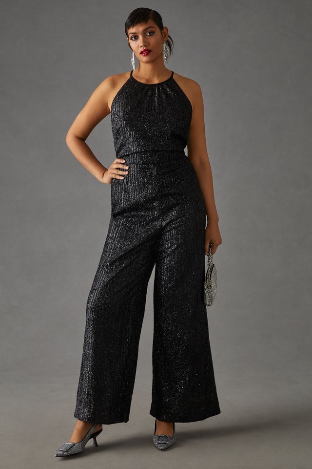 Symphony Laser Sequin Jumpsuit