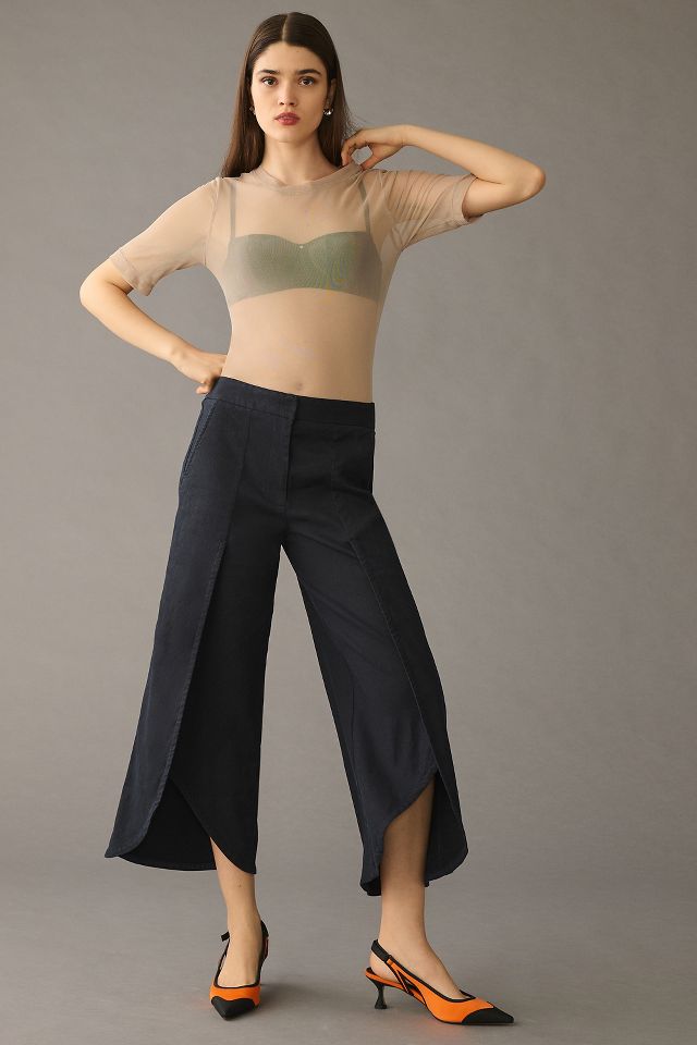 Maeve Tulip-Hem Crop Pants