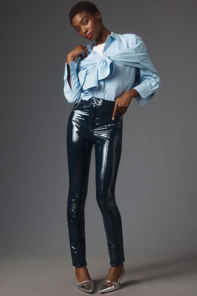 Maeve Faux Leather Skinny Leggings