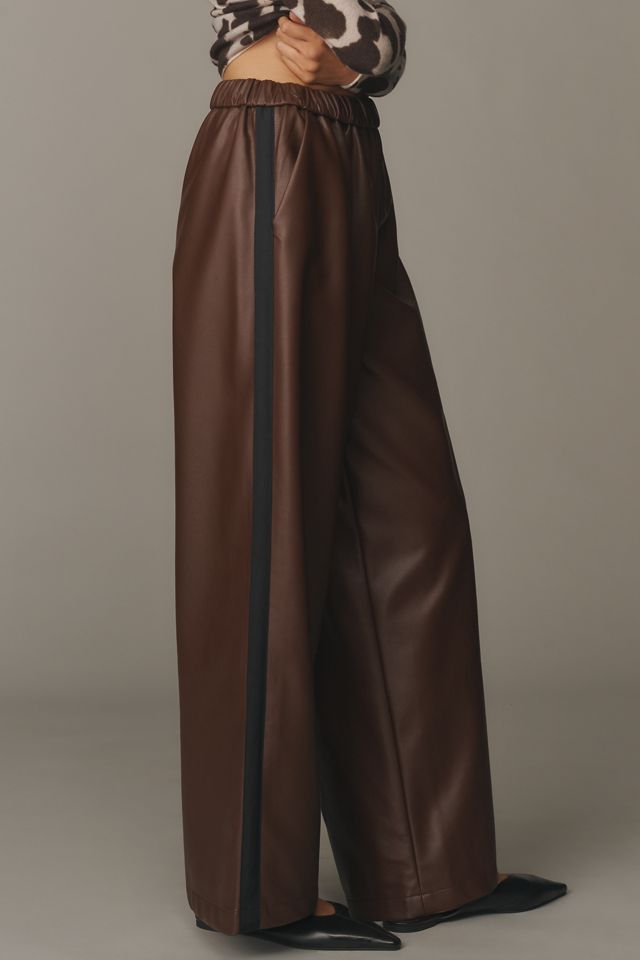 Pantalones de Chándal Maeve de Imitación Cuero #3