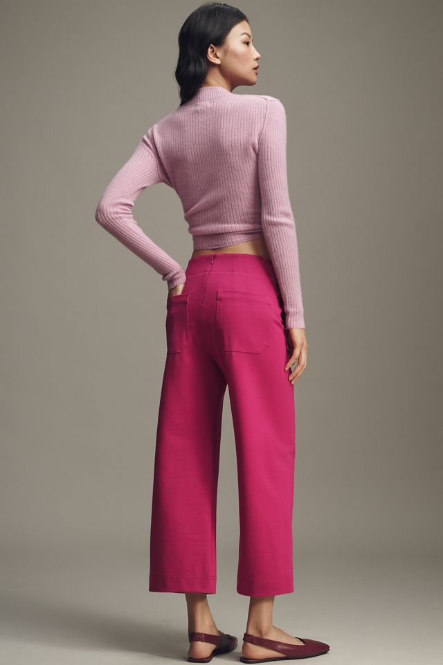 The Colette Crop Bow-Waist Trousers by Maeve #2