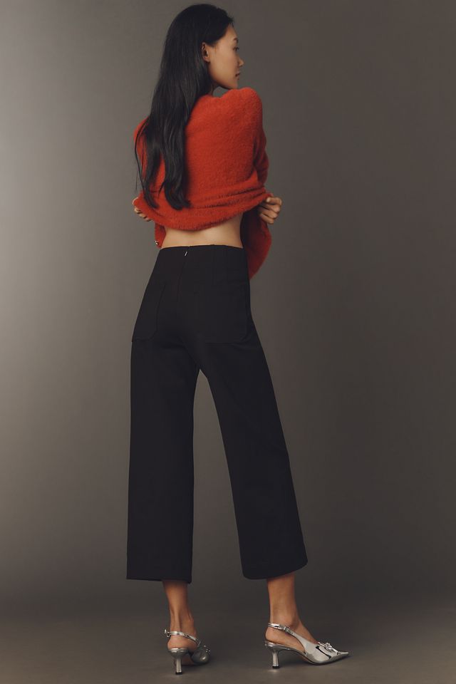 The Colette Crop Bow-Waist Sparkle Pants by Maeve #2