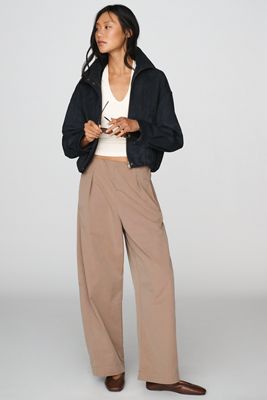 Maeve Curved Khaki Pants