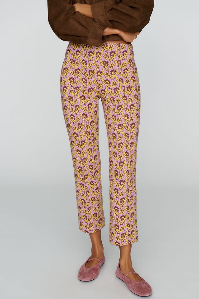 Maeve Poppy Kick Flare Pull On Pants #1