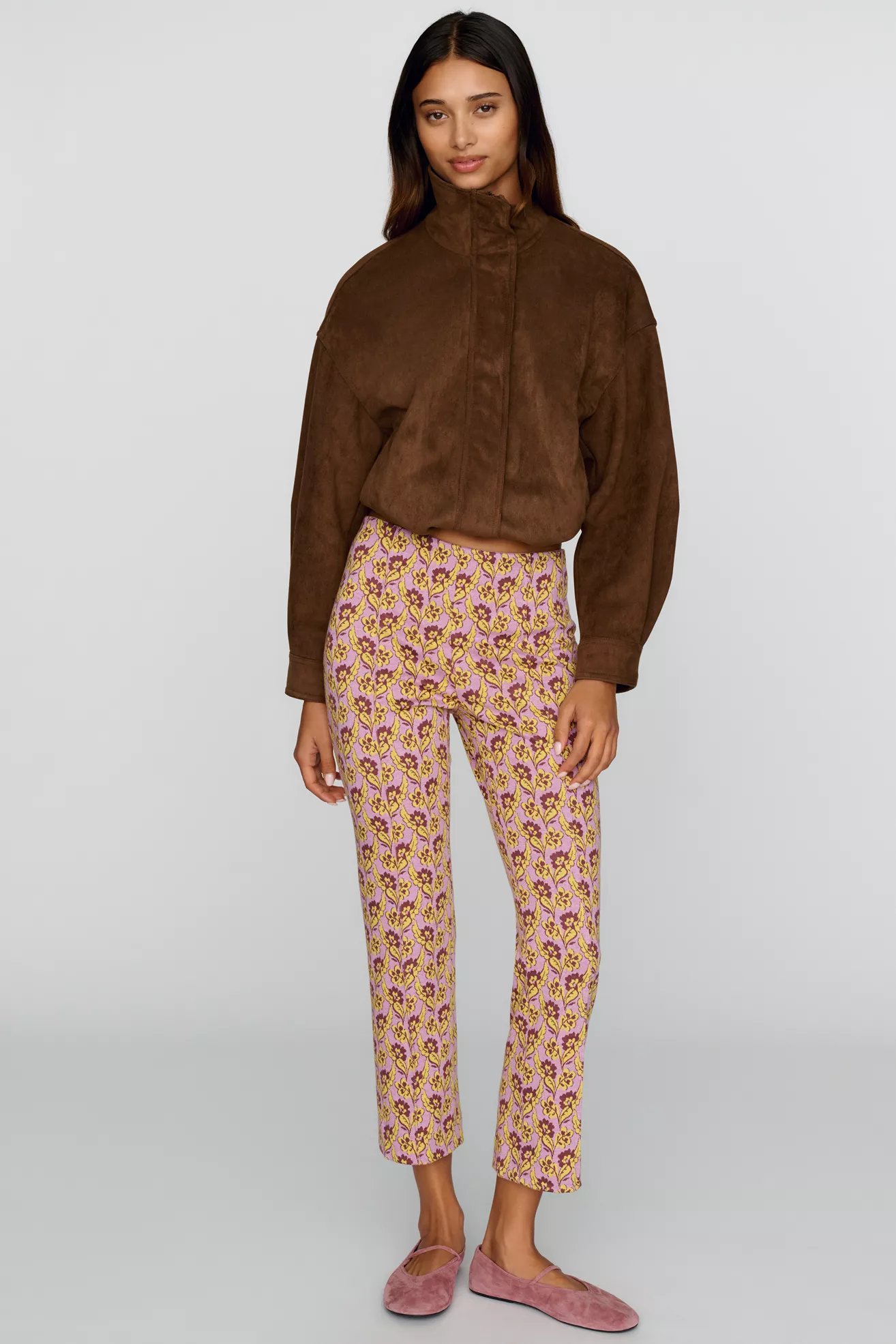 Maeve Poppy Kick Flare Pull On Pants