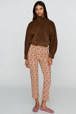 Maeve Poppy Kick Flare Pull On Pants