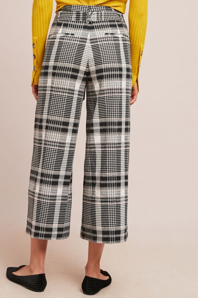 Luca Plaid Wide Legs #1