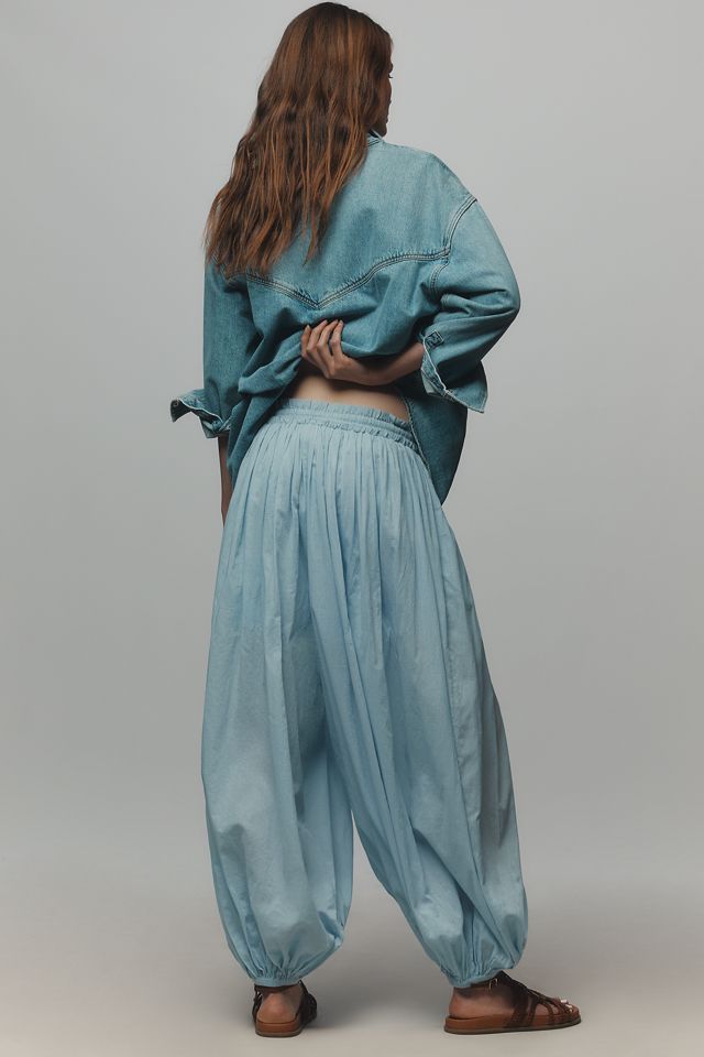 Forever That Girl Cotton Pleated Balloon Trousers #2