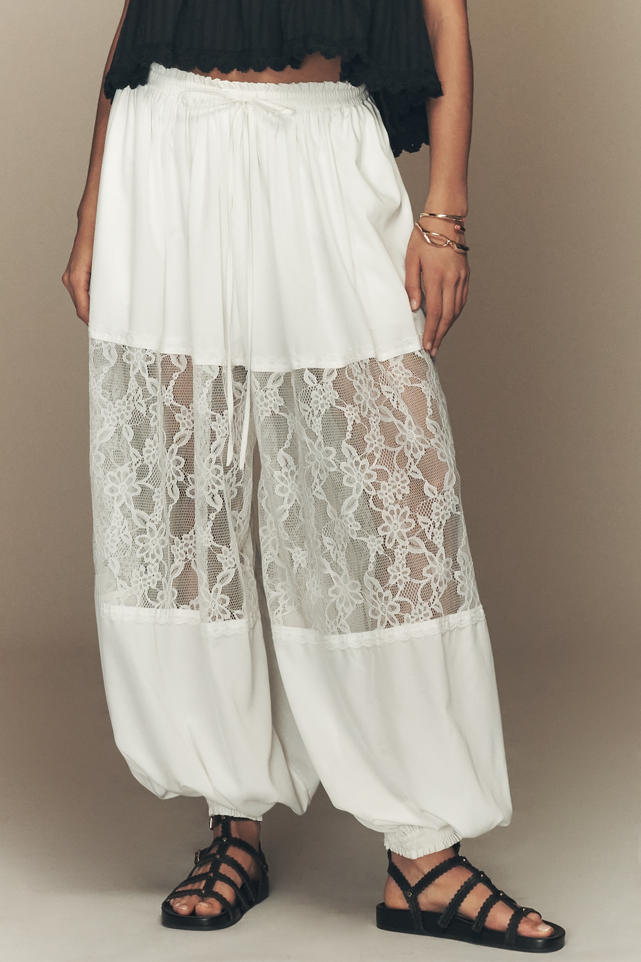 Forever That Girl Lace Balloon Pants