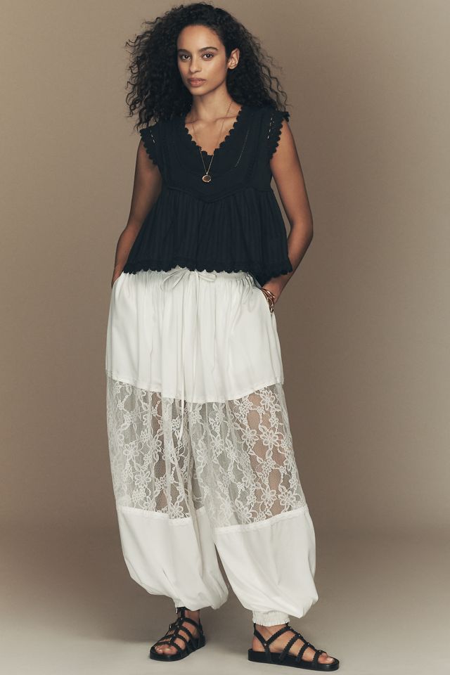 Forever That Girl Lace Balloon Trousers #1