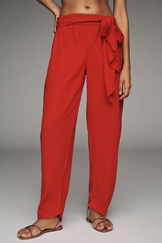 Let Me Be CMS Belted Flowy Pants #1