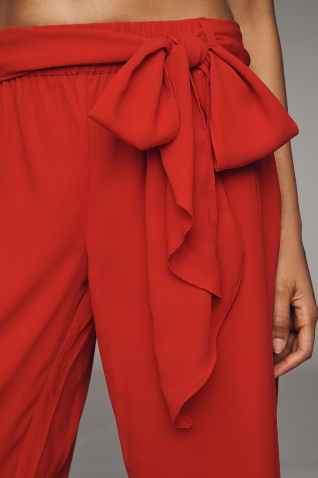 Let Me Be CMS Belted Flowy Pants #3