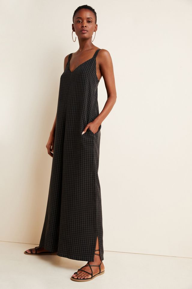 Checked Layering Jumpsuit #2