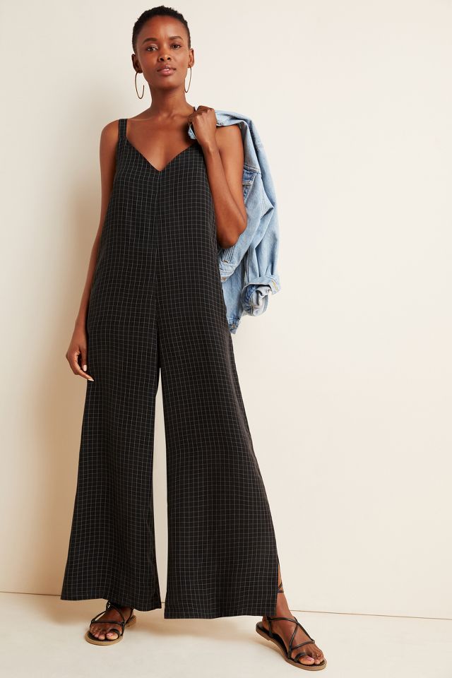 Checked Layering Jumpsuit | Anthropologie