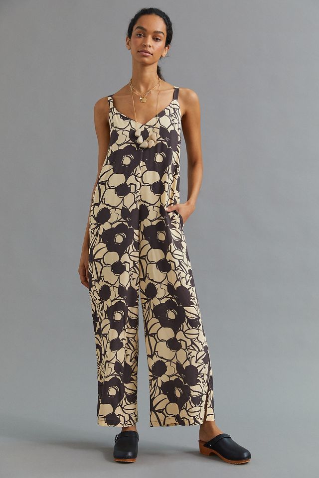 White cheap sunflower jumpsuit