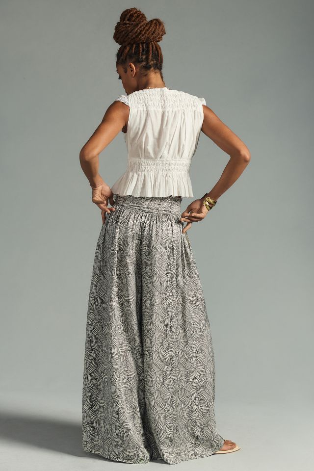 By Anthropologie Gauzy Wide Leg Pant Set  Anthropologie Singapore -  Women's Clothing, Accessories & Home