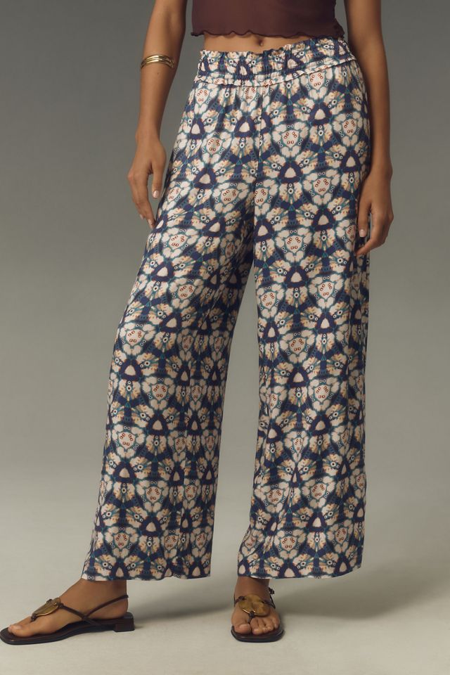 By Anthropologie Wide-Leg Pull-On Trousers #1