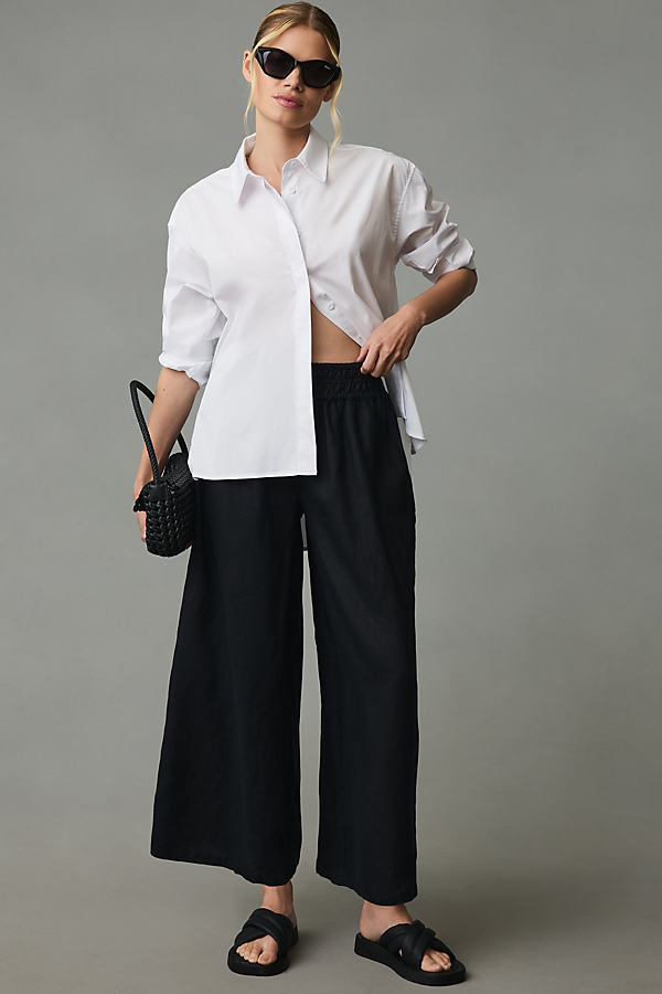 The Somerset Collection By Anthropologie The Somerset Pull-on Pants In Black