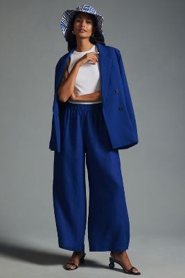 The Somerset Collection By Anthropologie The Somerset Pull-on Pants In Blue