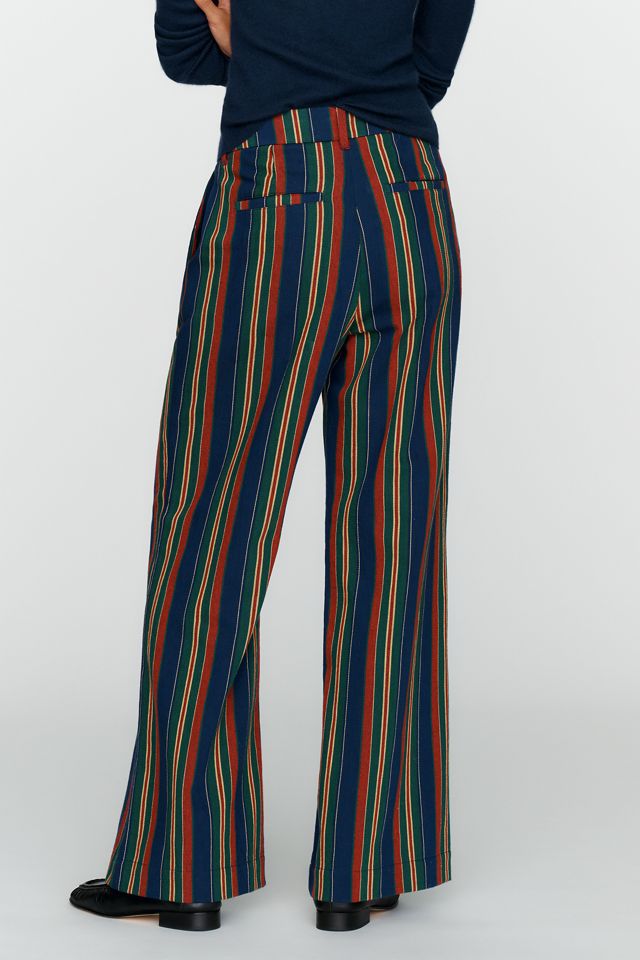 Thinking Mu Cabanon 100% Cotton Striped Pants #3