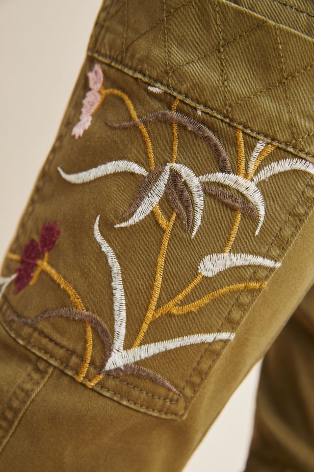 Austen Embroidered Utility Pants #2