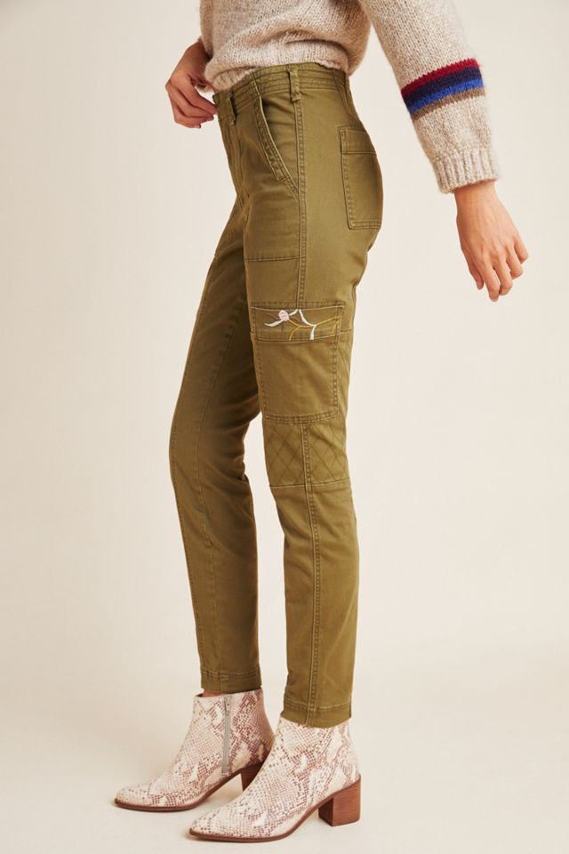 Austen Embroidered Utility Pants #3