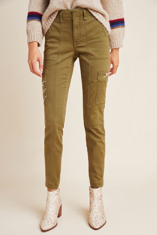 Austen Embroidered Utility Pants #4