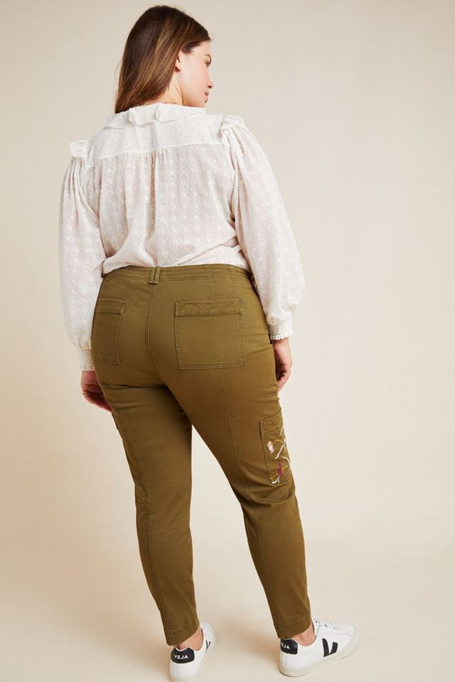Austen Embroidered Utility Pants #6