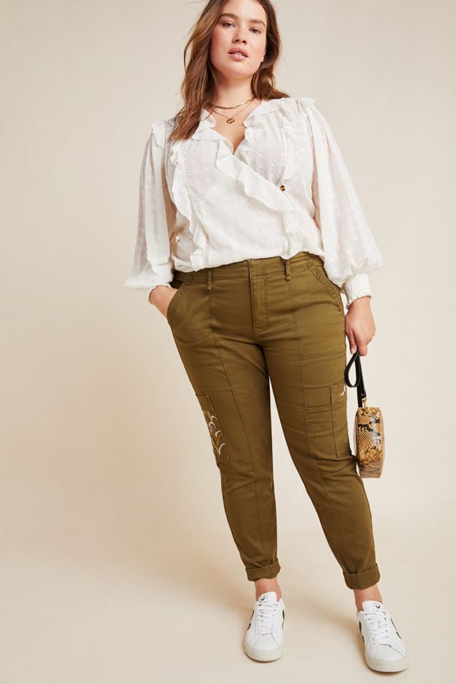 Austen Embroidered Utility Pants #9