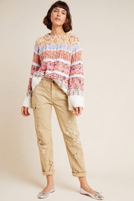 anthropologie cargo pants