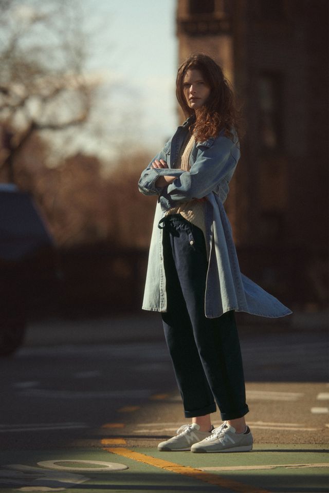 Maeve Tenley Twill Track Pants #4