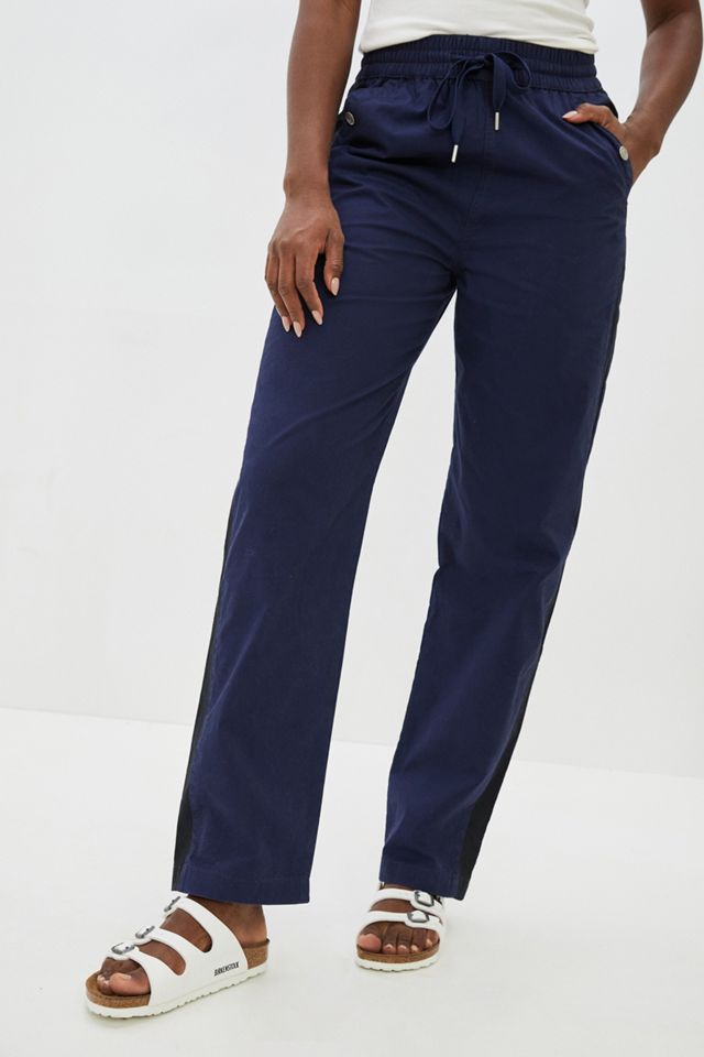 Maeve Tenley Twill Track Pants #1