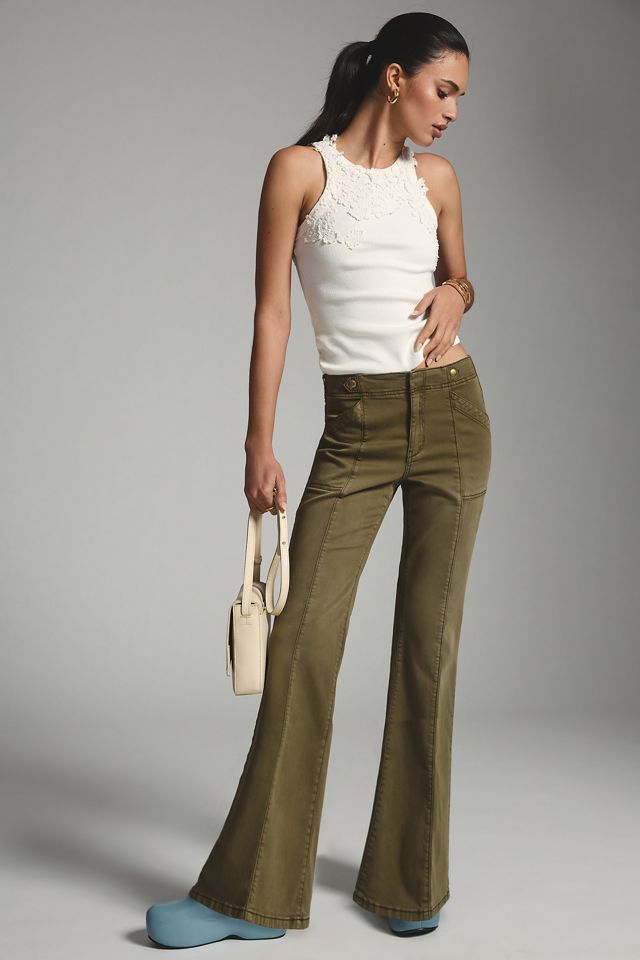 Pilcro Low-Rise Utility Pants | Anthropologie