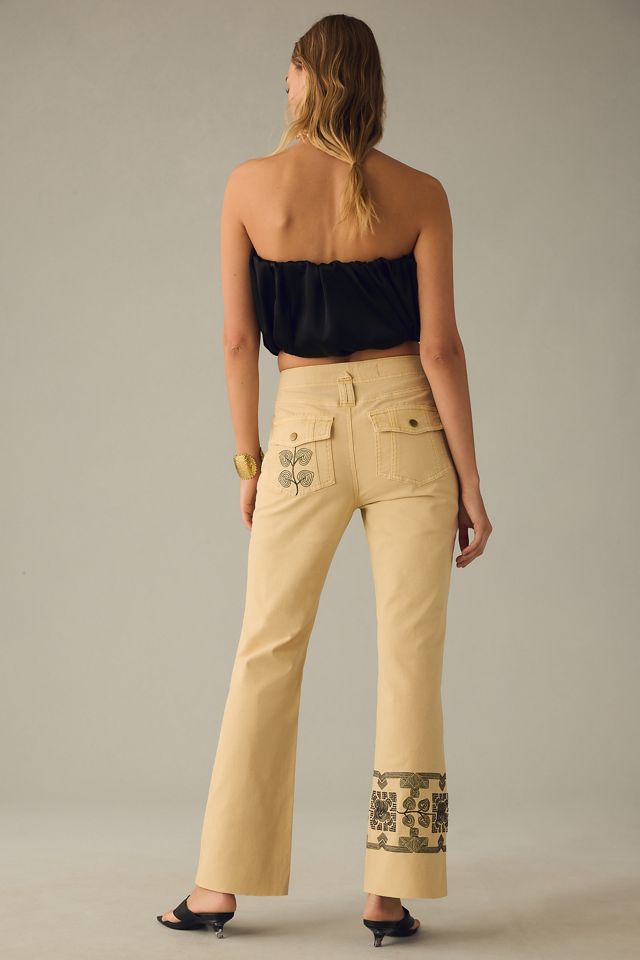 Pilcro Embroidered Pants #2