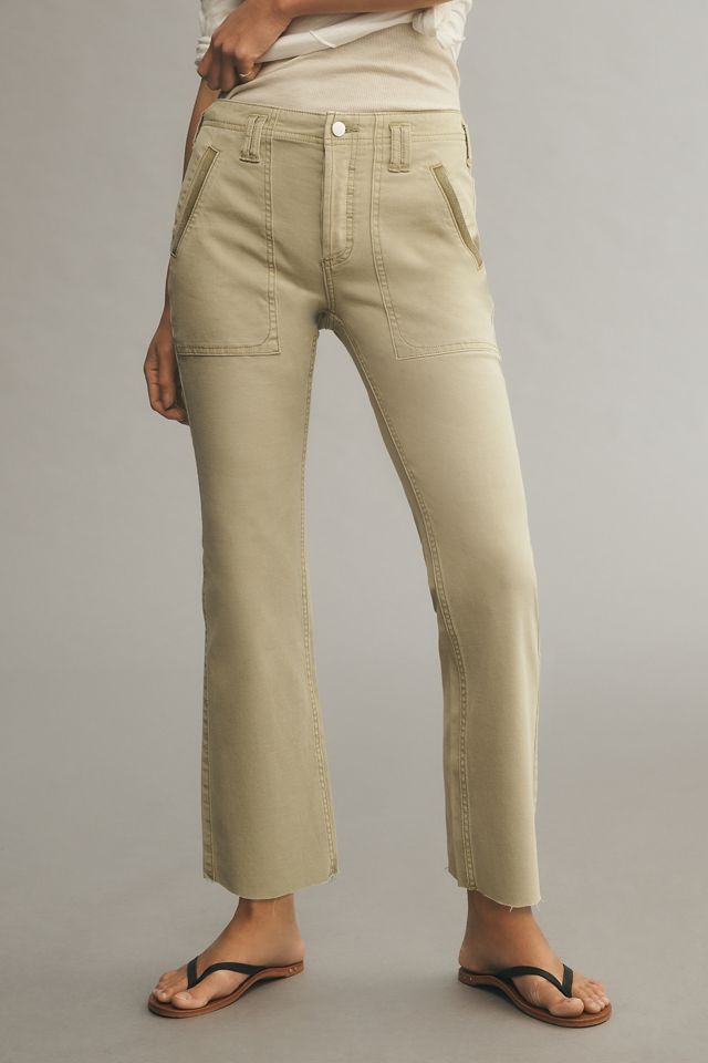 The Yaya Crop Flare Pants by Pilcro #2