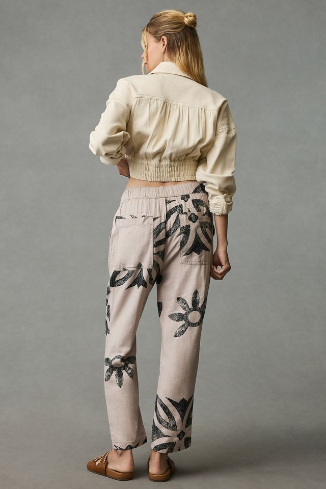 Pilcro Betty Drawstring Linen Pants #2